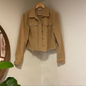 Gap Corduroy Raw Hem Jacket